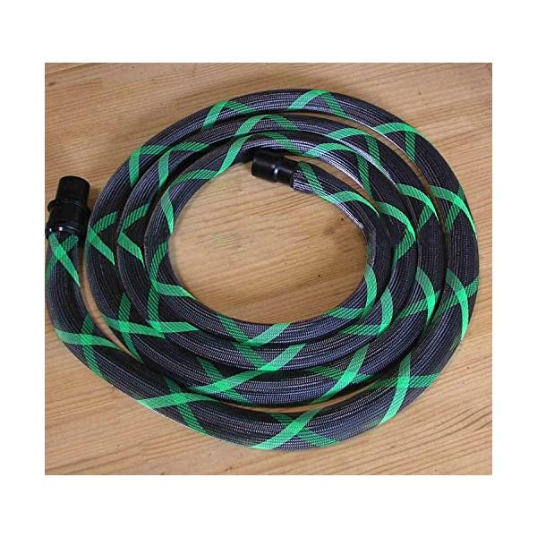 緑色/-/-・Color:緑色・A. 製品紹介 内径28Φ5ｍホースに延長コードを沿わせてカバーして、画像のようにカフス一杯々まで被せる事が出来ます。ホースの凸凹が引っ掛かるのを解消出来ます。・B. 特徴 丈夫で厚い材料を採用して製造し、絶...