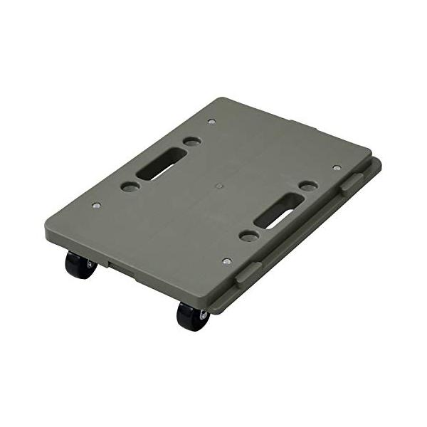他サイト： [山善] ミニ平台車 27.5×41cm 耐荷重100kg 縦横連結 スタッキング機能 キャリーカート ドーリー YRM-N50(OD) オリーの商品画像