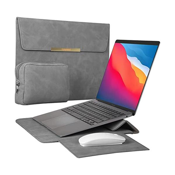 TOWOOZ 3in1多機能ノートパソコンケースMacBook Air ケース 13-13.6インチ M5/M4/M3/M2/M1 2026-2