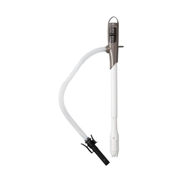 工進(KOSHIN) 乾電池式 灯油 ポンプ EP-306 自動停止 単三電池 2本 使用 ストーブ 給油 白/茶