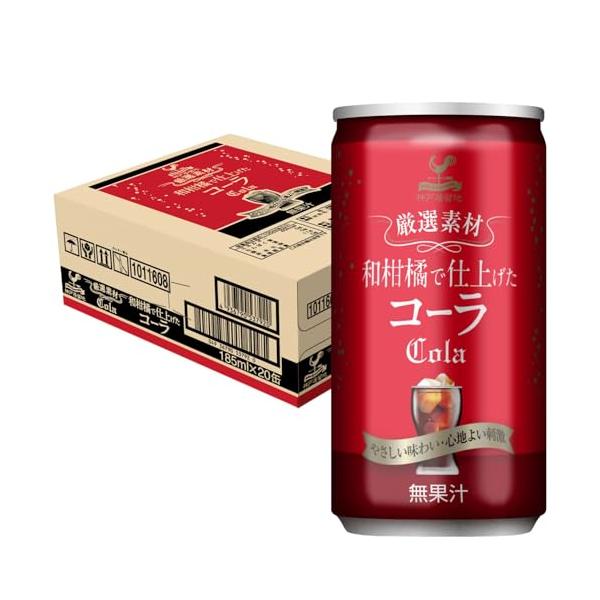他サイト： 神戸居留地 厳選素材 和柑橘 コーラ 缶 185ml×20本 [ 沖縄県産シークヮーサーエキス 瀬戸内産レモンエキス 使用 クラフトコーラ 炭酸の商品画像