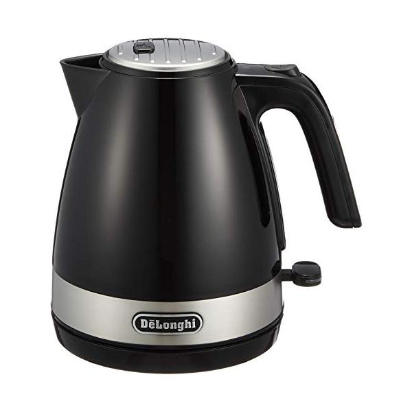 DeLonghi(デロンギ) De'Longhi電気ケトル アクティブ シリーズ KBLA1200J-BK イタリアンデザイン 1.0L ワンプ