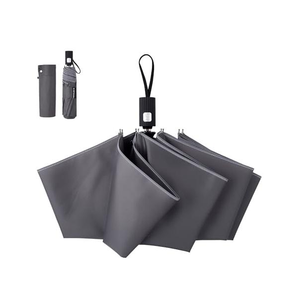 ダークグレー/-/-・Color:ダークグレー・?超軽量おりたたみ傘 メンズ・ゆとりのある大きいサイズ折り畳み傘 メンズ 軽量 傘の重量は約260g、広げたとき傘の直径は約100cm、弧長は約110cmまで、大人ふたりも余裕に入れて、体の大...