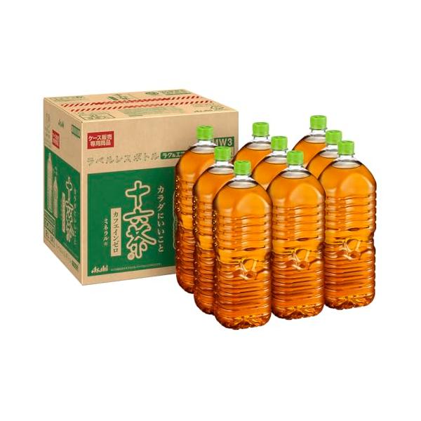 他サイト： アサヒ飲料 アサヒ 十六茶 ラベルレスボトル 2L×9本 [お茶] [ノンカフェイン]の商品画像