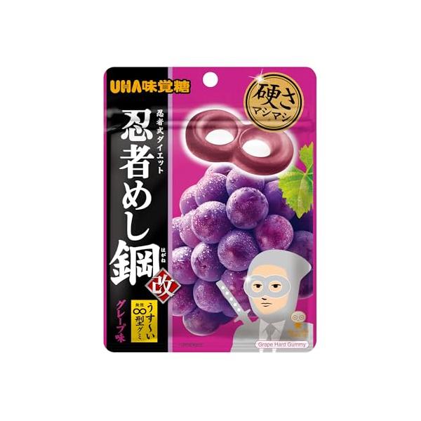他サイト： UHA味覚糖 忍者めし鋼 グレープ 45g×10袋の商品画像