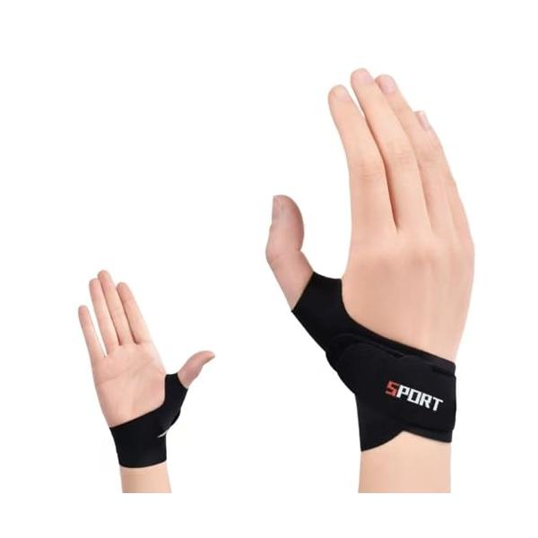 手首・親指付け根用ガード 腱鞘保護 超薄型 0.1cm 薄手｜柔らかい加圧設計 シリカル素材 通気・吸汗・速乾・軽量化｜家事 育児 仕事 スマホ