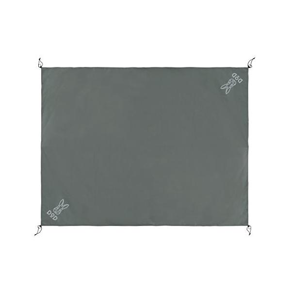 他サイト： DOD(ディーオーディー) グランドシート(5人用)280cm×220cm GS5-566-GY グレーの商品画像