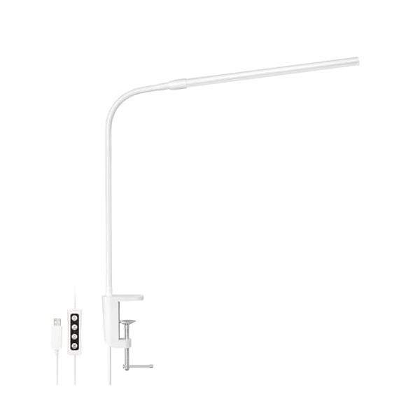 他サイト： Lepro デスクライト クランプ led 目に優しい クランプライト スタンドライト 電気スタンド 電球色・白色・昼光色/10段階明るさ/5Wの商品画像