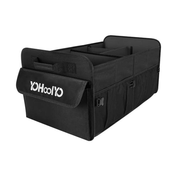 他サイト： YOHOOLYO 車用収納ボックス 折りたたみ式トランク収納ボックス 72L大容量トランクケース 仕切り付き収納ケース ラゲッジルーム メッシュの商品画像