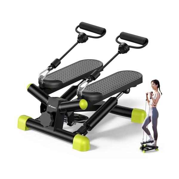 他サイト： ステッパー MERACH（メリック）健康ステッパー エクササイズバンド/モニター付き 全身トレーニング 足踏みステッパー 静音設計 コンパクトの商品画像