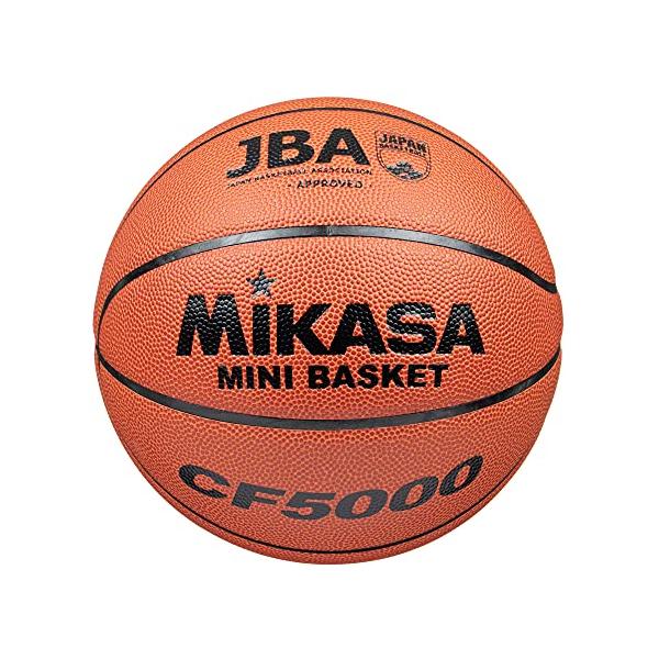 他サイト： ミカサ(MIKASA) バスケットボール 5号 日本バスケットボール協会 検定球 (男子用・女子用・小学生) ミニバスケット 人工皮革 茶 CFの商品画像
