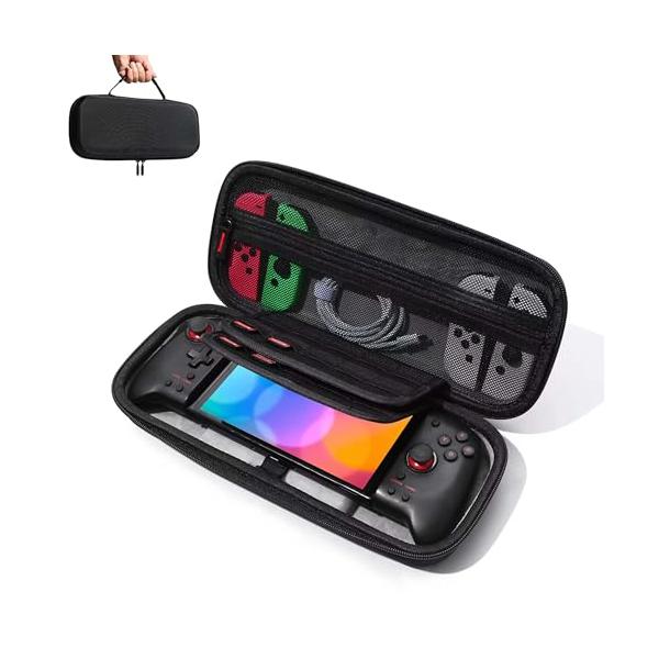 iofeiwak 収納ケース HORI グリップコントローラー/ROG ALLY 収納ケース for Nintendo Switch グリップコ