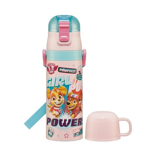 他サイト： スケーター(Skater) 水筒 子供用 2WAY 直飲み 470ml コップ飲み 430ml パウ・パトロール GIRL PUP 女の子 ステの商品画像