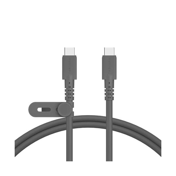 他サイト： MOTTERU (モッテル) 40Gbps(USB4 Gen3x2)対応 USB-C to USB-C シリコンケーブル 1m PD240W 断の商品画像