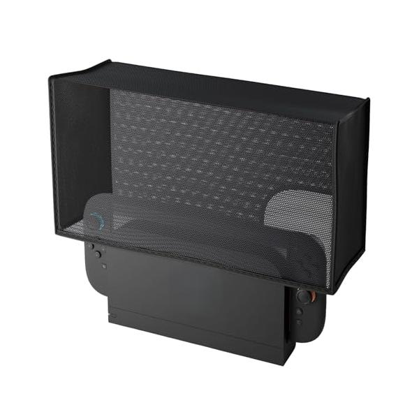 Switch 2用メッシュダストカバー2025年新登場-防塵AriKroii スイッチ2ドックカバー オックスフォード材料 排熱設計 キズ防止