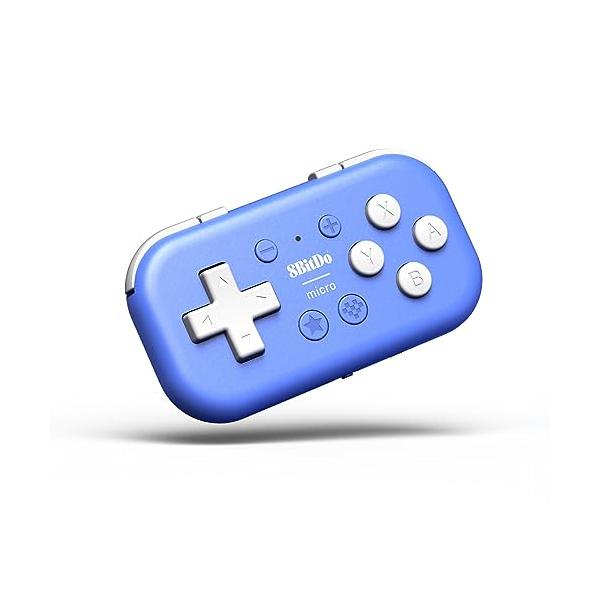 8Bitdo Micro BluetoothゲームパッドポケットサイズミニコントローラSwitch//Switch 2、Android、Rasp