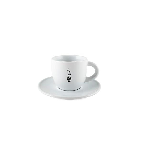 BIALETTI(ビアレッティ) Bialettiカップ&ソーサー ロゴ入り エスプレッソ コーヒー カップ