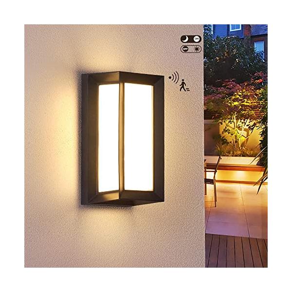ALLUCK 玄関灯 ポーチライト 人感センサーライト ウォールライト 防雨