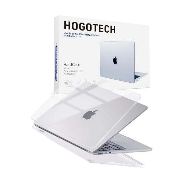HOGOTECH ケースMacBook Air 13インチ 対応 M5 M4 M3 M22026 2025 2024 2022 カバー クリアカ