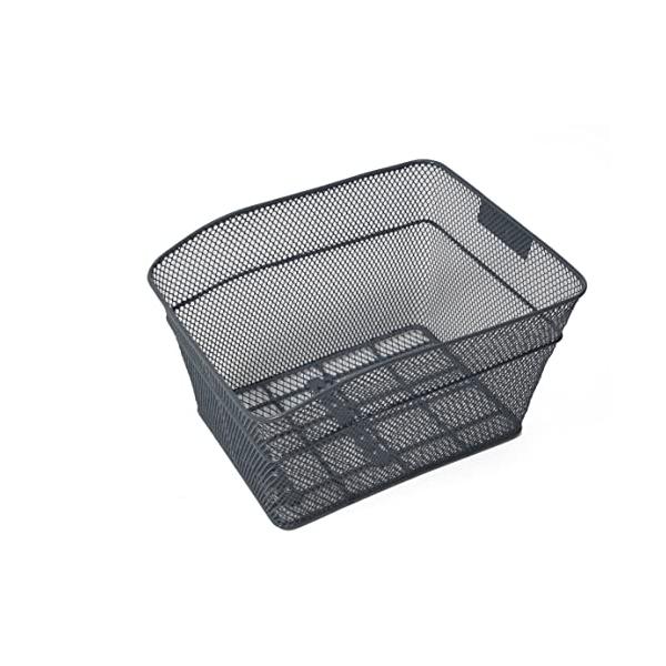 後用メッシュバスケットグレー/カゴ上側 幅330mm 奥行415mmカゴ下側 幅250mm 奥行350mm/FH-121GR・Color:グレーStyle:後用メッシュバスケット・パッケージ個数:1・使いやすいサイズの後ろカゴ・カゴ上側　幅...