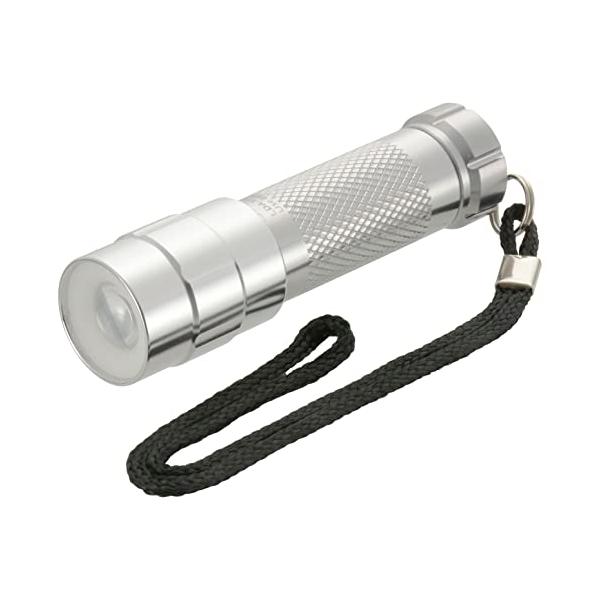 他サイト： オーム電機 懐中電灯 防水 LEDズームライト スパークルド 60ルーメン LDA-Y3WZ-S2 08-1009 OHMの商品画像