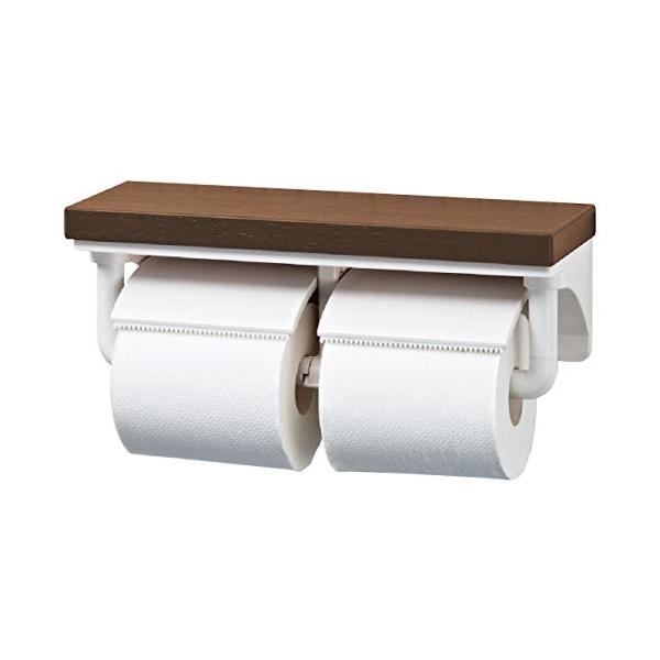 他サイト： LIXIL(リクシル) INAX 棚付2連紙巻器 クリエモカ CF-AA64KU/LMの商品画像