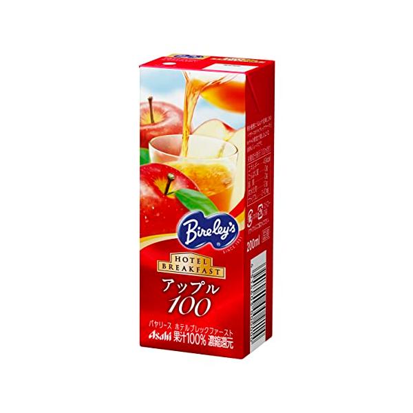 他サイト： アサヒ飲料 バヤリース ホテルブレックファースト アップル 100 (LL) 紙パック スリム 200ml×24本 [ りんごジュース ] [の商品画像