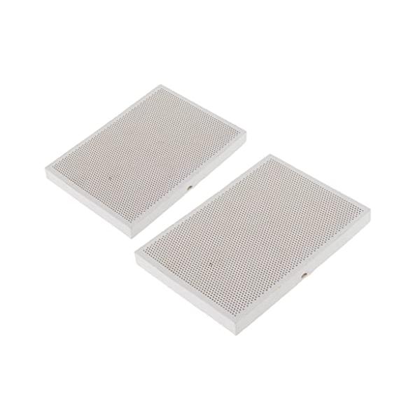 他サイト： dailymall 耐火れんが 2000oF 耐火ボード ブロック 宝石 鋳造ツール ハニカム型 セラミック 2個入りの商品画像