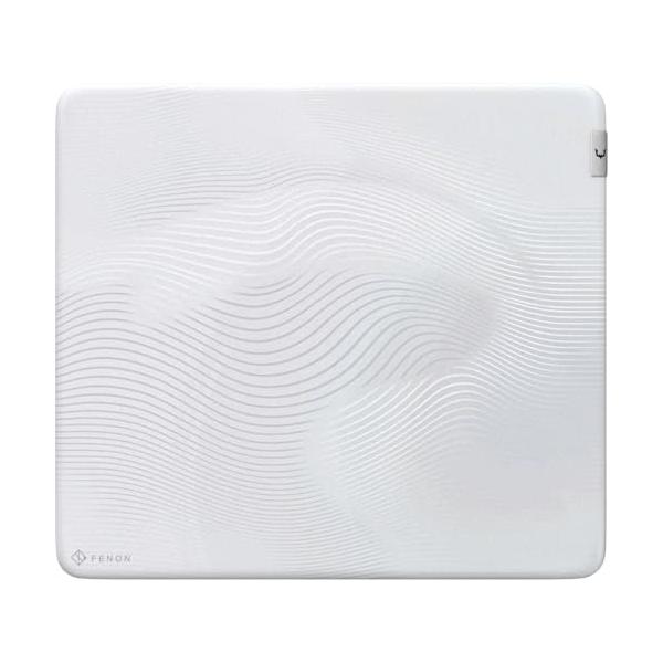 REJECT ゲーミングマウスパッド 白 FENON 500×450×4mm 布 大型 アークエッジ レッド XL SOFT Moon Whit