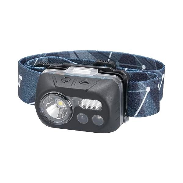 他サイト： オーム(OHM) 電機 LEDヘッドライト 人感センサースイッチ 調光 白色点灯/赤色点灯/赤色点滅 IPX4 ECLAT 240ルーメン 電池の商品画像