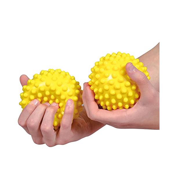 他サイト： ギムニク触覚ボール10 (2個入)バランスボール黄 直径10cmの商品画像