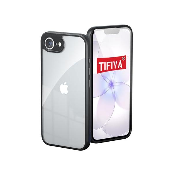 TIFIYAiPhone 17e/16e 専用 ケース クリア 黄変防止 ストラップホール付き（透明）