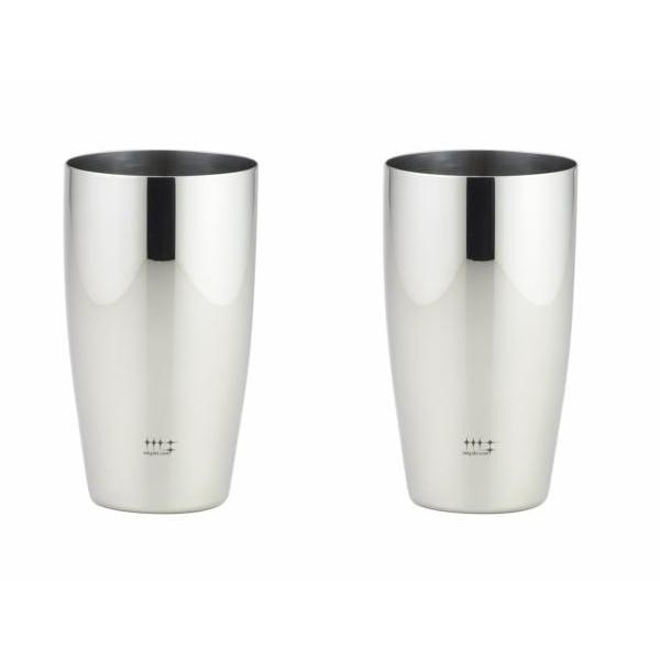 磨き屋シンジケート 2重ビアタンブラー 370ml 2個セット YJ1193 