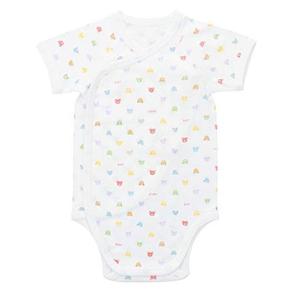 赤ちゃんの城 ミニオール クラウン 70 オフホワイト ベビー 新生児 肌着 日本製 オールシーズン用 正規品販売