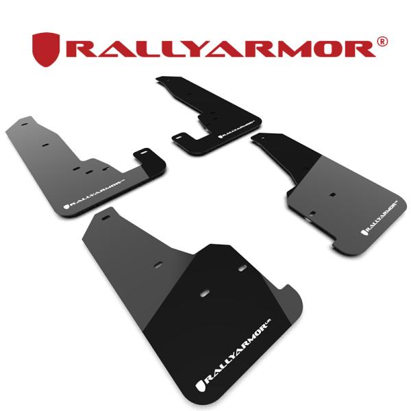 Rally Armor 2018-2022 ジープ グランドチェロキー SRT Trackhawk トラックホーク マッドフラップ ブラック/ホワイト 正規輸入品