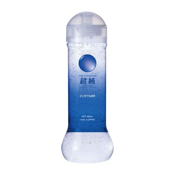「どこまでも自然」をモットーに作られた万能型ローションです。ありとあらゆる場面で活躍してくれる定番商品としてオススメです。ローション選びに迷ったら超純で間違いなし！パッケージサイズ：H190×W65×D65mm内容量：360ml