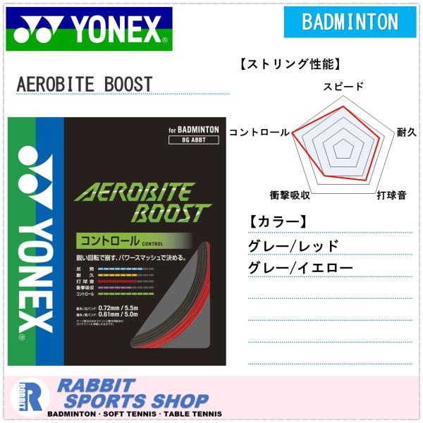 税込】 ヨネックス YONEX<br>エアロバイト<br>バドミントン