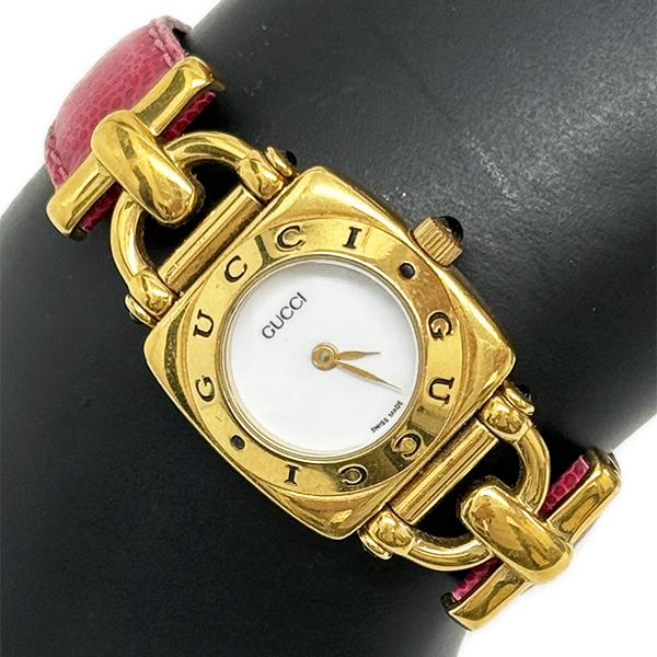 GUCCI　腕時計　グッチ ホースビット　6300L 楽天市場】【電池交換済み】GUCCI グッチ ホースビット 6300L