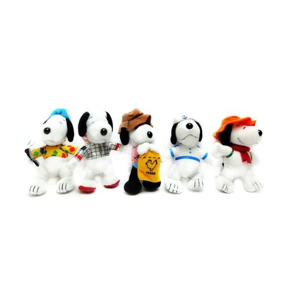 マクドナルドハッピーセット☆スヌーピー ぬいぐるみ 5体セット