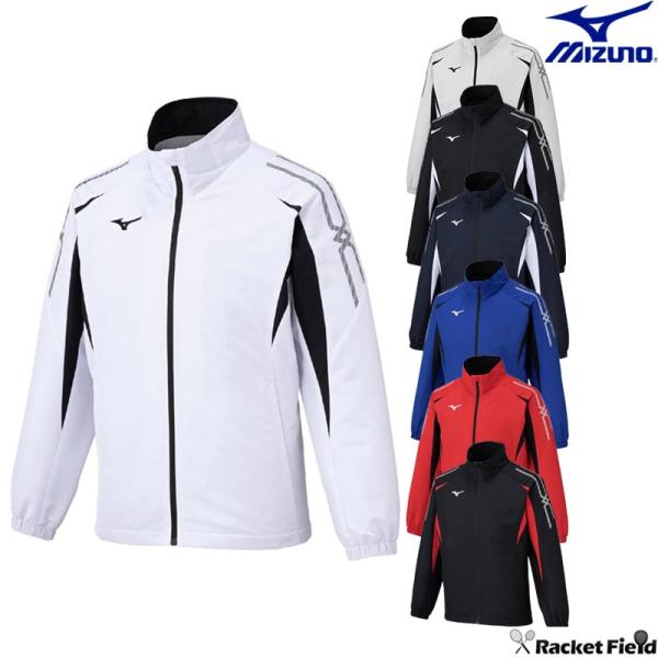 ソフトテニス バドミントン ウェア ミズノ MIZUNO MCライン ブレスサーモウォーマージャケット 32MEC635 ユニセックス 吸汗速乾 左右ポケット有り ユニフォーム