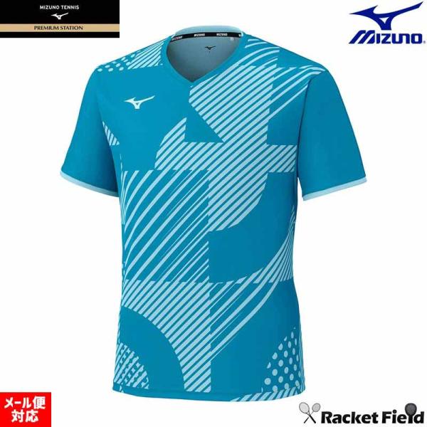 ソフトテニス ウェア ミズノ ゲームシャツ(ラケットスポーツ) 62JAD505 半袖 男女兼用 NXTシリーズのTシャツ 吸汗速乾 動きやすさ テニス ウェア