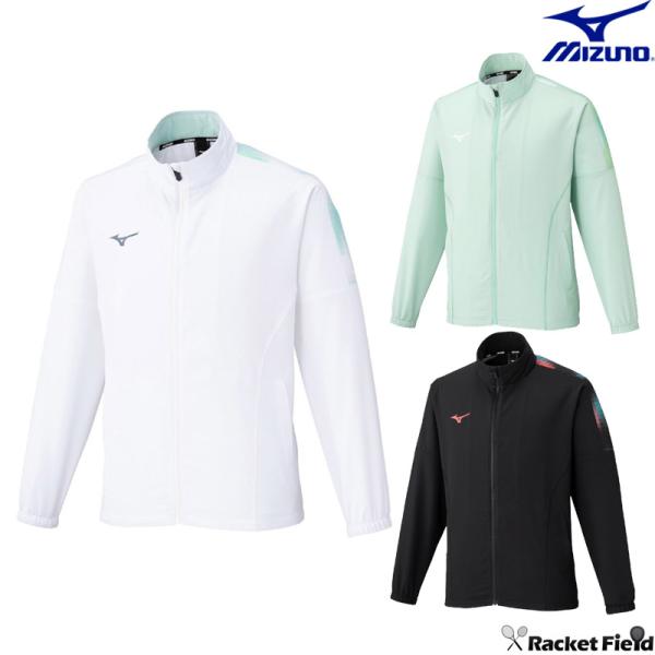 ソフトテニス バドミントン ウェア ミズノ MIZUNO トレーニングクロスジャケット 62JCC010 ラケットスポーツ ユニセックス 男女兼用 吸汗速乾