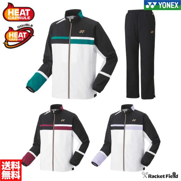 YONEX バドミントン ウェア ジャケット パンツセット YONEX ジャージ 上下セット メンズ レディース アウター