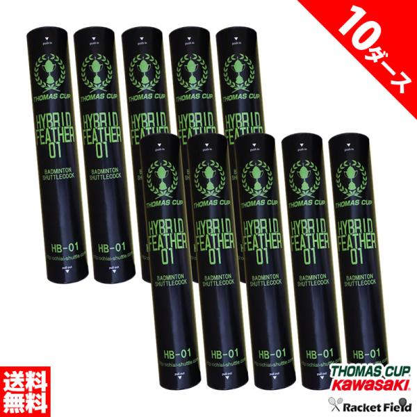 【メーカー】トマスカップ（THOMAS CUP）【品名】ハイブリッドフェザー 01（HYBRID FEATHER 01）【品番】HB-01【入り数】10ダース（全120個入り）【温度表示番号】3番22-28℃4番17-23℃【素材】水鳥羽根...