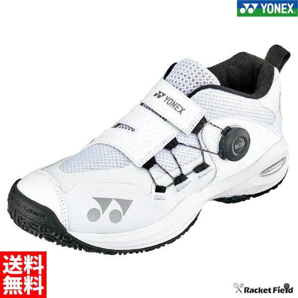 YONEX テニスシューズ ホワイト ワイドフィットダイヤル　23,5 パワークッションコンフォート ワイド ダイヤル5 GC. SHTCWD5G