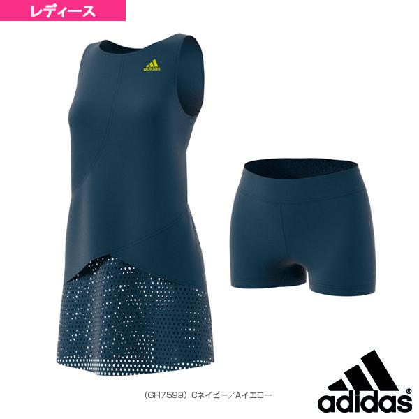アディダス テニス バドミントン ウェア レディース Dress P Blue ワンピース インナースパッツ付 レディース Adi ラケットプラザ 通販 Yahoo ショッピング