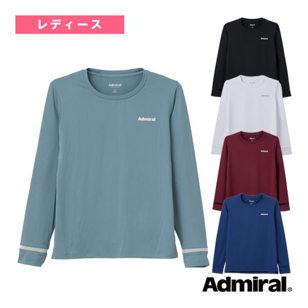 アドミラル『Admiral』 テニスウェア『レディース』 メッシュテープカフスロングスリーブ Tシャツ レディース ATLA647