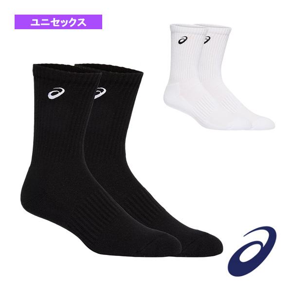 アシックス テニスウェア（メンズ/ユニ） コットンクルーソックス ユニセックス 3043A088 ASICS「国内正規品取り扱い店」