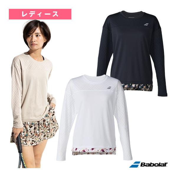 ポイント10倍★ バボラ テニスウェア（レディース） 【予約】プレイレンジ 長袖シャツ ルーズフィット PLAY LONG SLEEVE SHIRT LOOSE FIT レディース BWP6523 Babolat テニスウェア プレイレンジ...