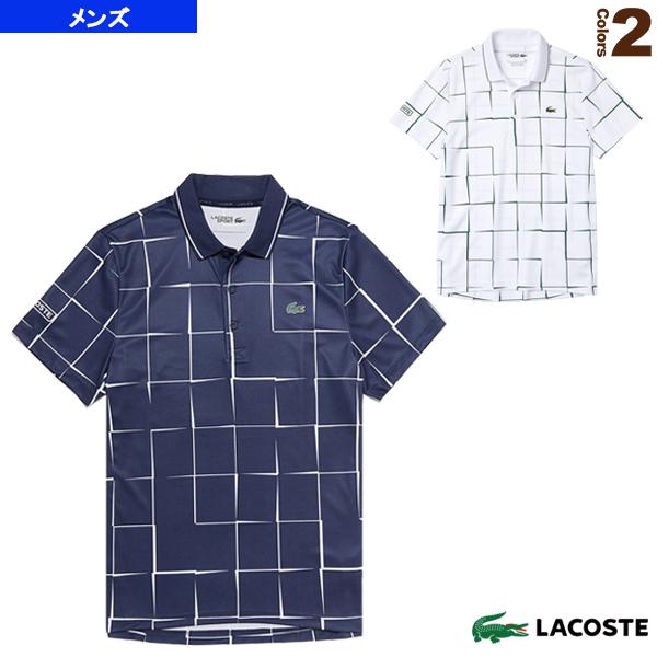 ラコステ テニス バドミントンウェア メンズ ユニ グラフィックプリントテニスポロシャツ メンズ Dh52l Lac Dh52l ラケットプラザ 通販 Yahoo ショッピング